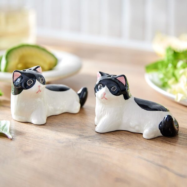 SALT & PEPPER Slánka a pepřenka kočka set 2 ks