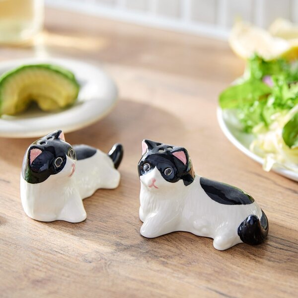 SALT & PEPPER Slánka a pepřenka kočka set 2 ks