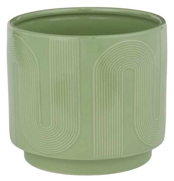 CURVES Květináč 15 cm - šalvějová
