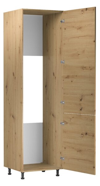 Skříň na vestavnou lednici VALEN - šířka 60 cm, dub artisan