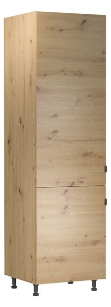 Skříň na vestavnou lednici VALEN - šířka 60 cm, dub artisan