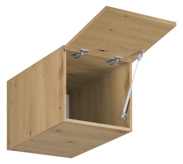 Horní hluboká skříňka s výklopnými dvířky VALEN - šířka 40 cm, dub artisan