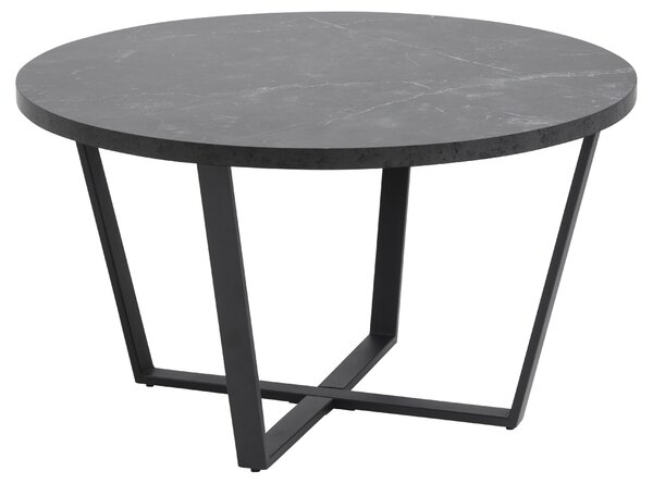 Actona Černý konferenční stolek Lumley, 77x77x44 cm