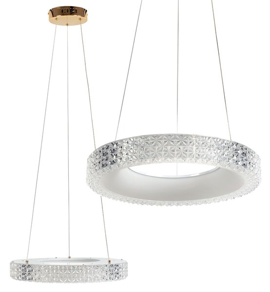 Toolight Toolight, LED závěsné osvětlení 40cm, 24W, 4000K, MS001-CP, růžové zlato, OSW-09610