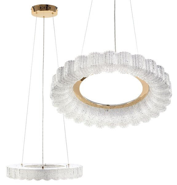 Toolight Toolight, LED stropní svítidlo 40cm, 24W, 4000K, 2500lm, MS018-CP, růžové zlato, OSW-09630