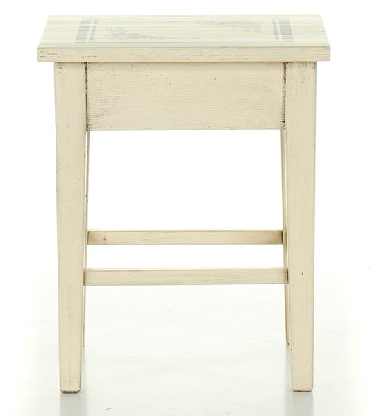 Malovaná originální stolička ve stylu Le Florac