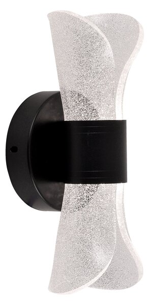 Toolight Toolight, LED nástěnné svítidlo 10 x 22,5 cm, 5W, G029-W, černá, OSW-00690