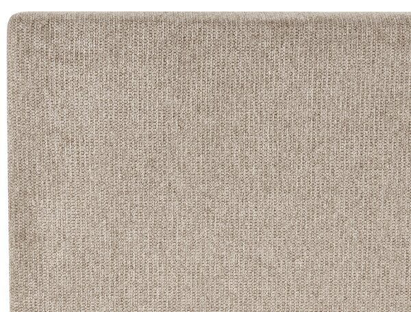 Kontinentální postel s úložným prostorem Tkanina MAJOR 140 x 200 cm Taupe