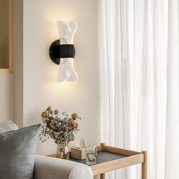 Toolight Toolight, LED nástěnné svítidlo 10 x 22,5 cm, 5W, G029-W, černá, OSW-00690