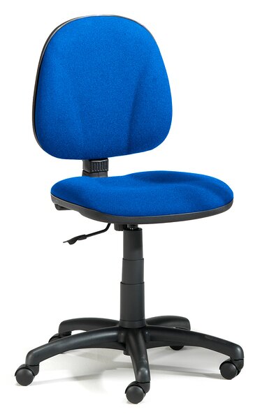 AJ Produkty Kancelářská židle DOVER, nízké opěradlo, modrá
