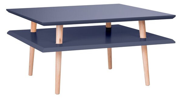 Ragaba Konferenční stolek Verkel, 68x68x35 cm, grafitová/přírodní