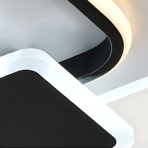 Toolight Stropní LED osvětlení Modern D49 LHJ079-C černá/bílá