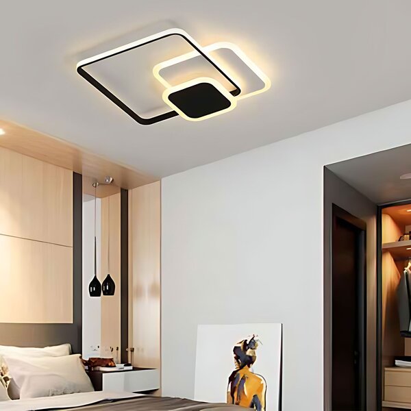 Toolight Stropní LED osvětlení Modern D49 LHJ079-C černá/bílá