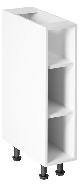 Dolní otevřená skříňka LUMEA - šířka 20 cm, bílá