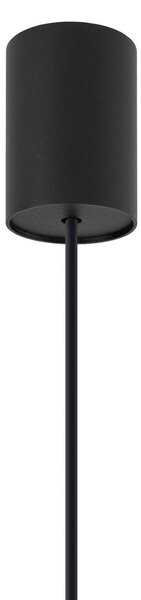 Nowodvorski Lighting Závěsné světlo ZENITH, černé, Ø 11 cm, kov, GU10, stmívatelný, Černá, Obývací pokoj / jídelna, kov, Moderní