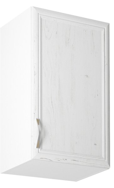 Horní kuchyňská skříňka SILVARA - šířka 45 cm, borovice andersen / bílá