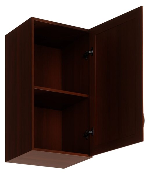 Horní kuchyňská skříňka SILVARA - šířka 40 cm, ořech, pravé provedení