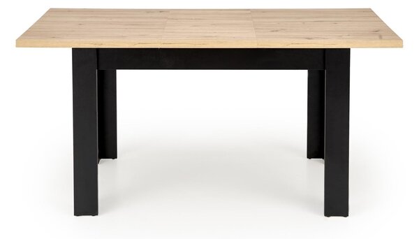 HALMAR Jídelní rozkládací stůl Bagio 120/160 cm dub artisan/černý