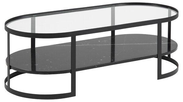 Actona Černý konferenční stůl Neville, 121x56x40 cm