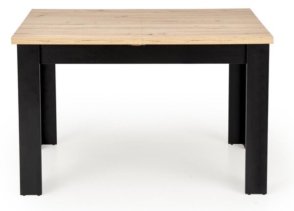 HALMAR Jídelní rozkládací stůl Bagio 120/160 cm dub artisan/černý