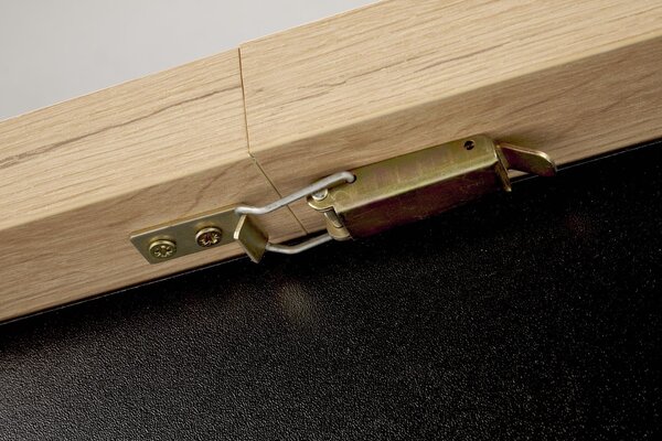 HALMAR Jídelní rozkládací stůl Bagio 120/160 cm dub artisan/černý
