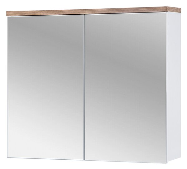 Koupelnová sestava BALI WHITE LAVA s košem na prádlo 80cm