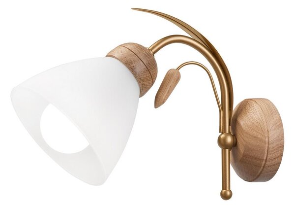 Nástěnné svítidlo TULIPAN 1xE27/60W/230V dub