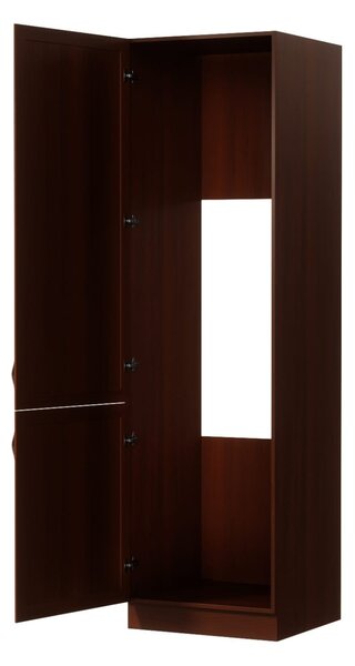 Skříň na vestavnou lednici SILVARA - šířka 60 cm, ořech, levé provedení