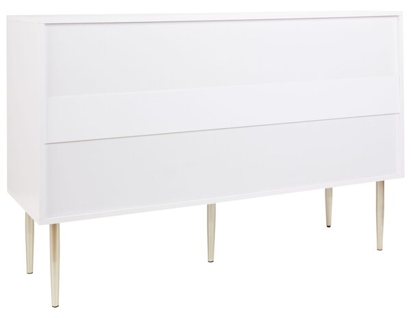 Komoda se 6 zásuvkami SOHO Bílá
