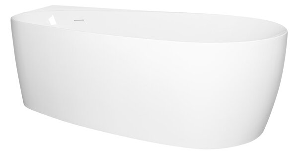Novoterm Volně stojící rohová vana NV-Lucy 170x80 bílá + odtokový komplet