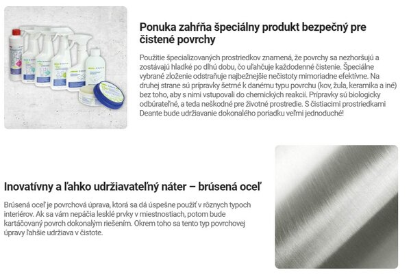 Deante Silia, úhlové ukončení, polohovatelný držák pro ruční sprchu, ocelová, DEA-NQS_F57K