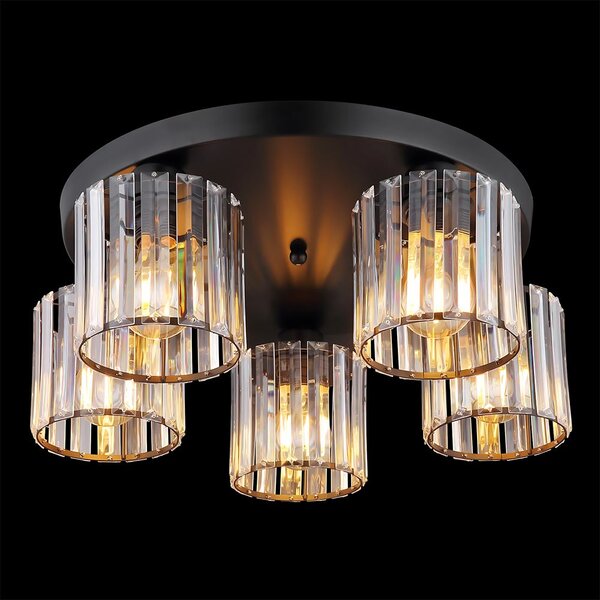 Toolight Rea, Stropní svítidlo EBT023-5C BLACK, OSW-01223