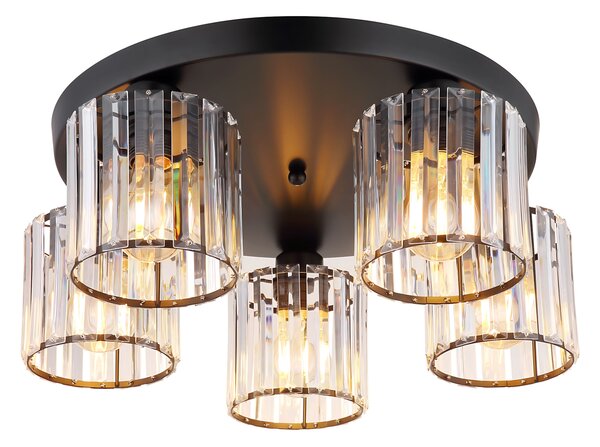 Toolight Rea, Stropní svítidlo EBT023-5C BLACK, OSW-01223