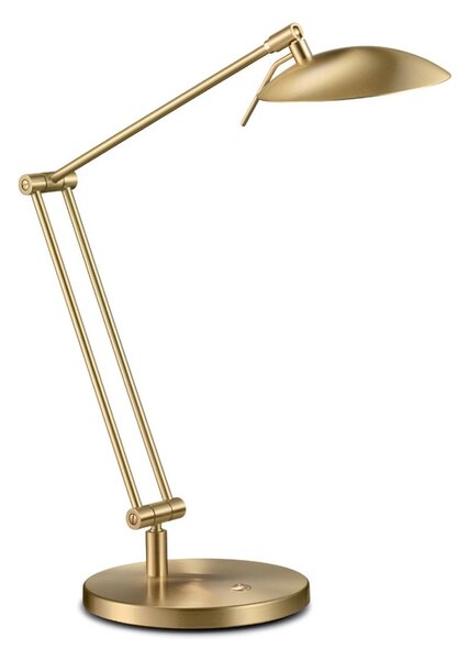 Stolní lampa Coira LED, matná mosaz
