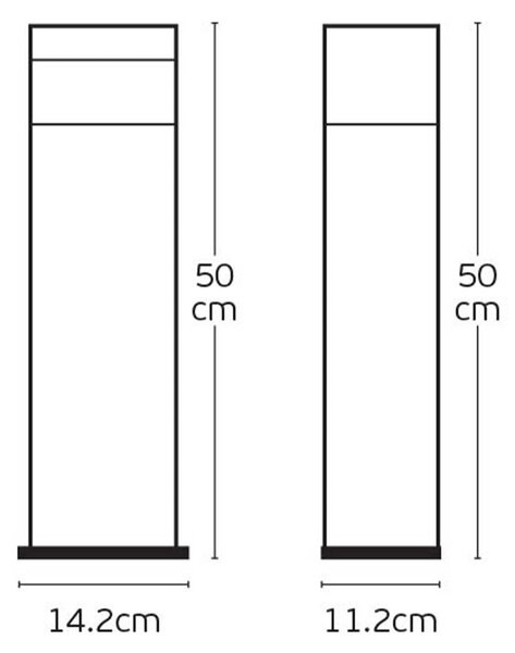 VK Light Natu I LED venkovní sloupkové svítidlo IP54