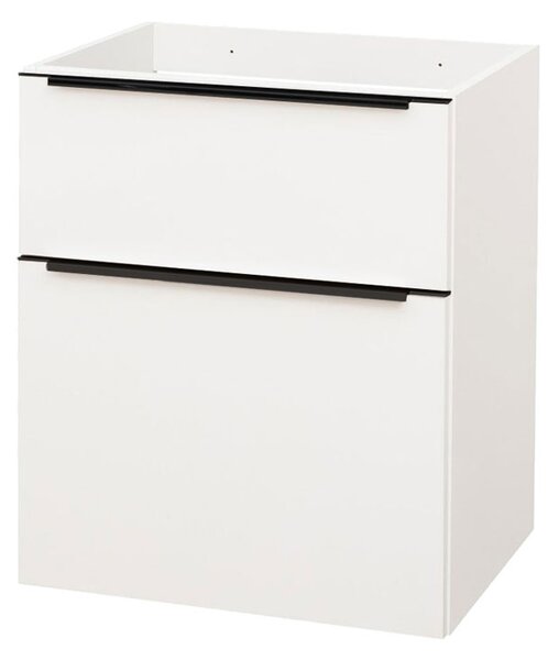 Mereo Mereo, Mailo, koupelnová skříňka 61 cm, bílá, dub, antracit, CN540SB