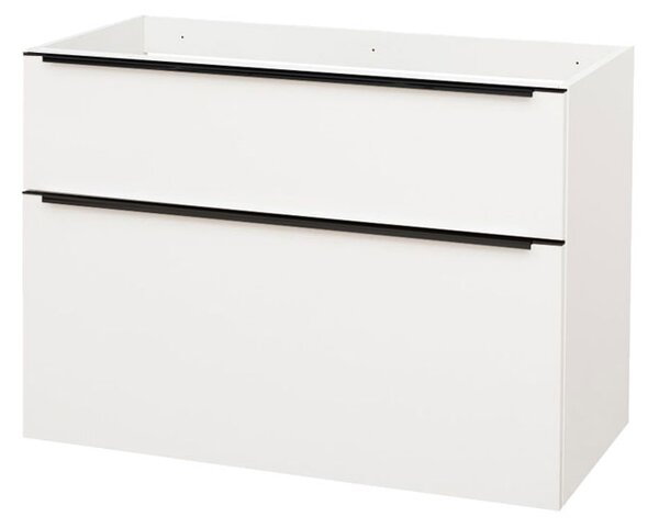 Mereo Mereo, Sprchová stěna WALK IN, Novea, black ALU, sklo Čiré, CK10600HB