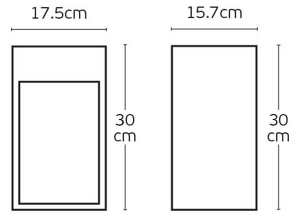 VK Light Natu III LED venkovní sloupkové svítidlo IP65 300 mm