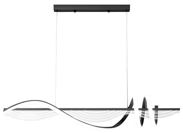 Toolight Závěsné LED osvětlení E3 LHJ041-CP 100 cm černé