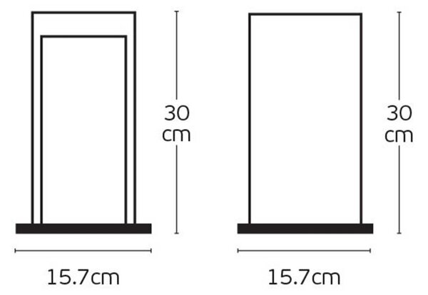 VK Light Natu II LED venkovní sloupkové svítidlo IP65 600 mm