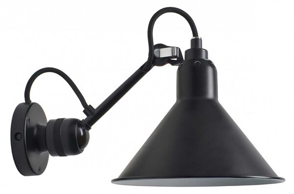 DCW éditions Lampe Gras N°304 E14 nástěnné svítidlo ČernáChromováOvál