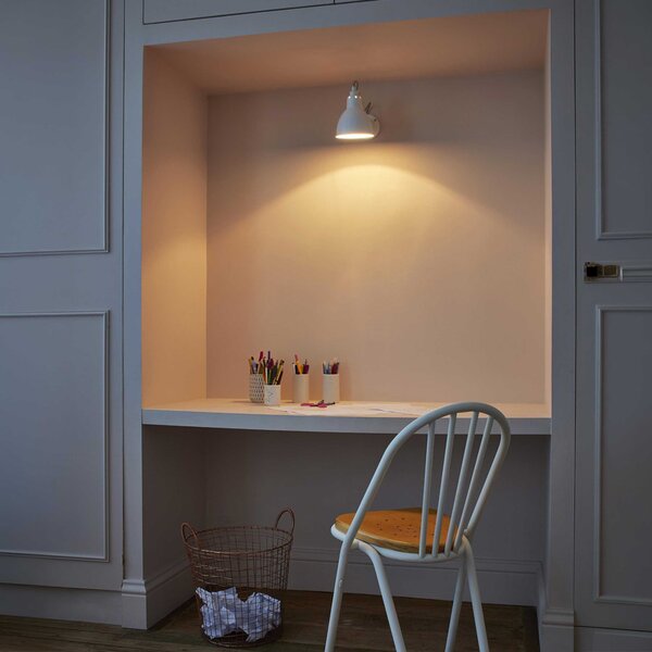 DCW éditions Lampe Gras N°304 E14 nástěnné svítidlo ČernáChromováOvál