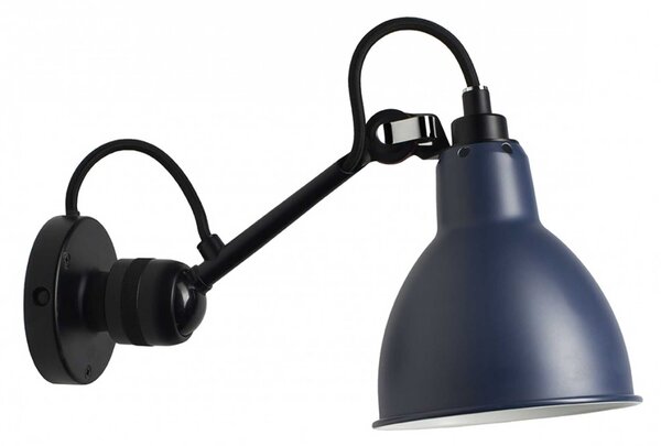 DCW éditions Lampe Gras N°304 E14 nástěnné svítidlo ČernáChromováOvál