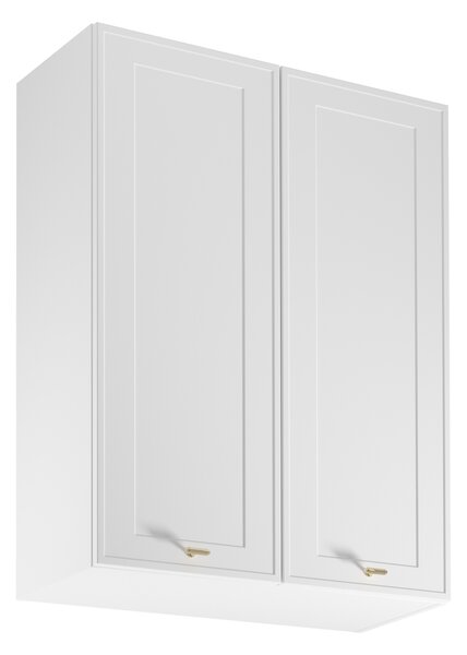 Vysoká horní kuchyňská skříňka SALERNO - šířka 80 cm, bílá