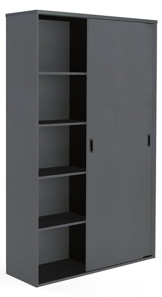AJ Produkty Skříň s posuvnými dveřmi MODULUS XL, výška 2000 mm, černá