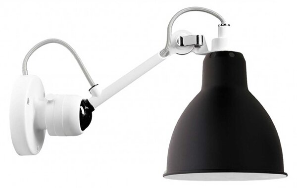 DCW éditions Lampe Gras N°304 E14 nástěnné svítidlo BíláČernáOvál