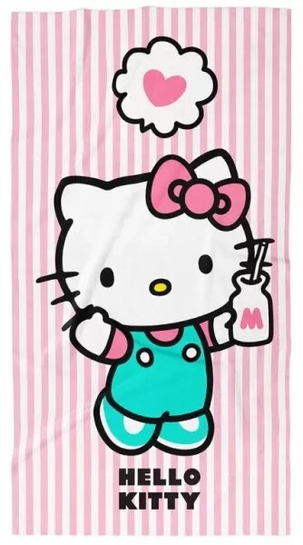 Carbotex Osuška Hello Kitty Mléčná Svačinka 70x140 cm