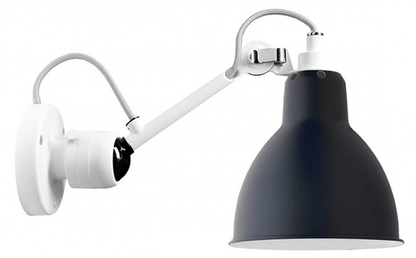DCW éditions Lampe Gras N°304 E14 nástěnné svítidlo BíláModráOvál