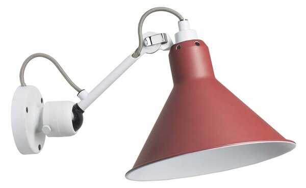 DCW éditions Lampe Gras N°304 E14 nástěnné svítidlo BíláČervenáKužel