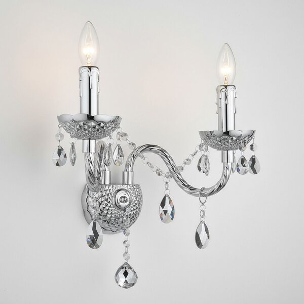 Toolight Rea, Nástěnné svítidlo EBT019-2W Chrome, OSW-01237